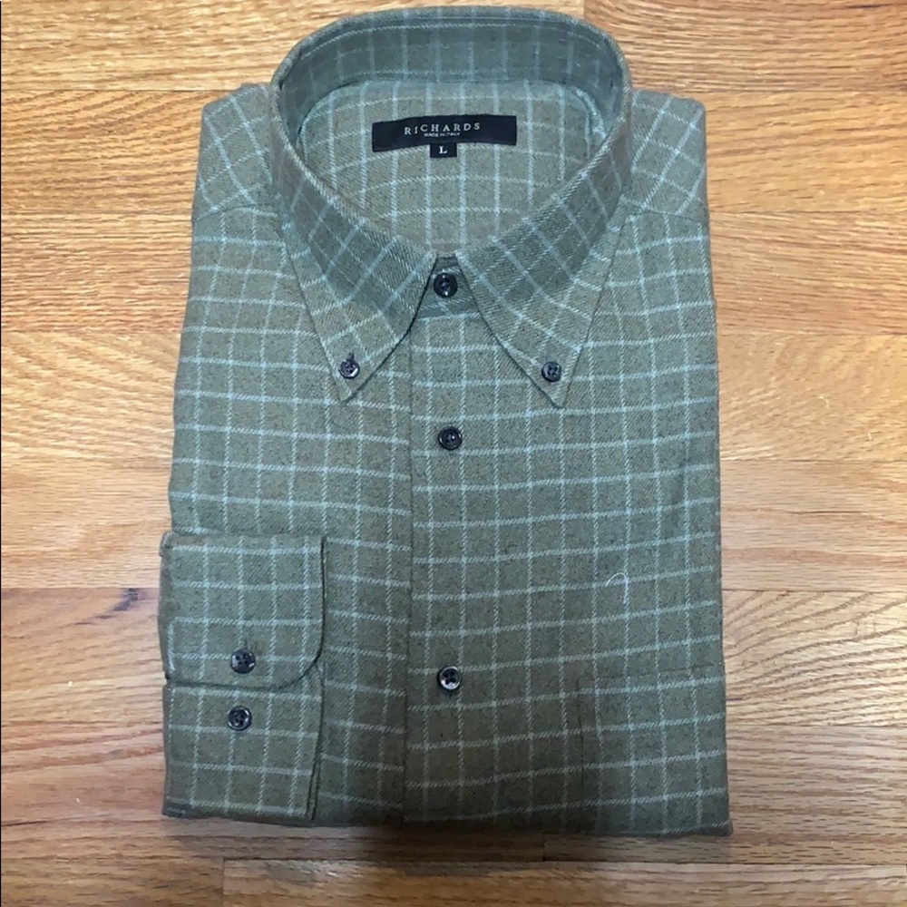 Men’s Richards Italian button down flannel